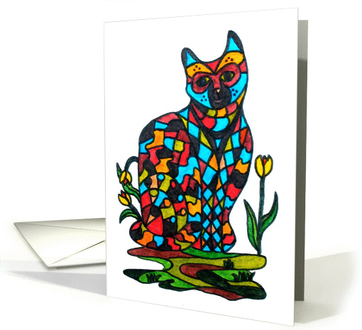Jazz Cat card (94232)