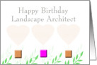Happy Birthday Landscape Architect card