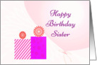 Birthday Wishes Sister card
