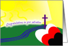 Congratulations on your Salvation card