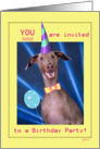 Doggie Birthday party invitation card