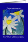 Congratulations Godparents On Your Wedding Day card