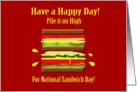 Happy National Sandwich Day card