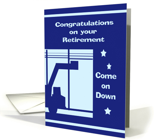Retirement Congratulations Electrical Worker Bucket card (1148080)