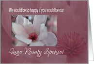 Lasso Rosary Sponsor...