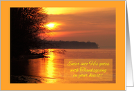 Thankful Heart Sunrise on the River card