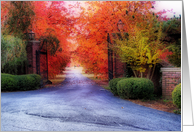 autumn gateway card