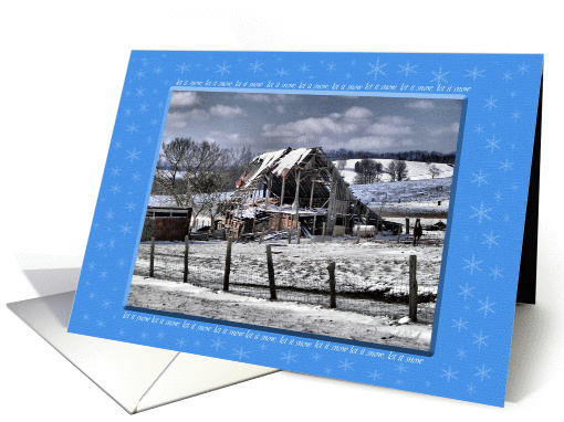 Let it Snow 6 card (323320)