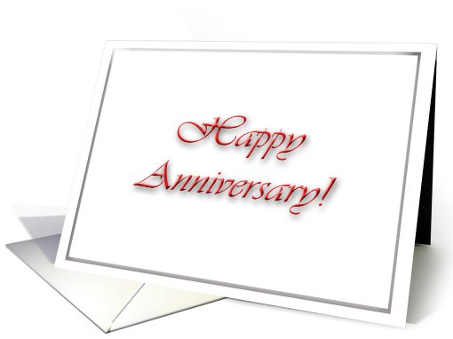 Happy Anniversary...Business card (617745)