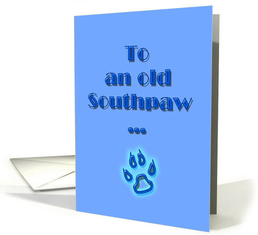 Southpaw greeting card (850737)