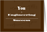 Congratulations for Passing Engineering Exam/ Son Passes Engineer Test card