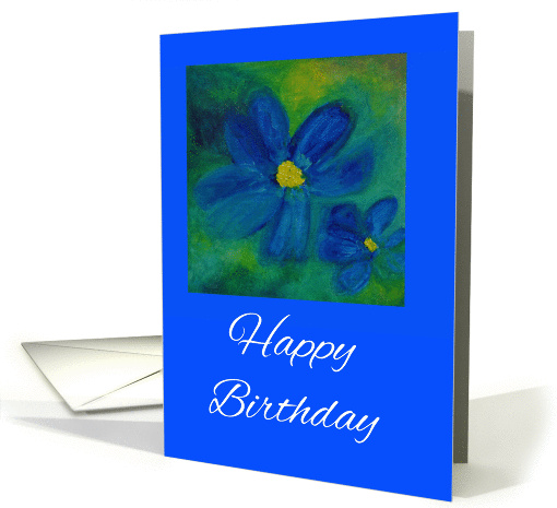 Happy Birthday Flowers card (905668)