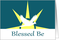 Blessed Be Dove Ordination card