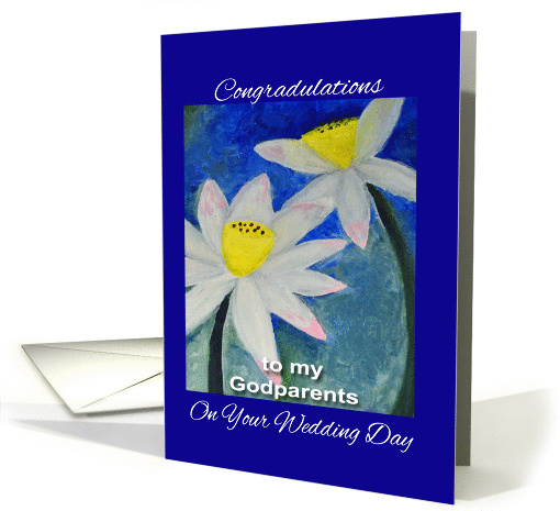 Congratulations Godparents On Your Wedding Day card (923111)