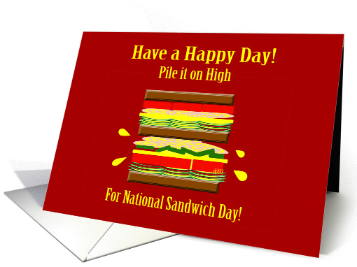 Happy National Sandwich Day card (972149)