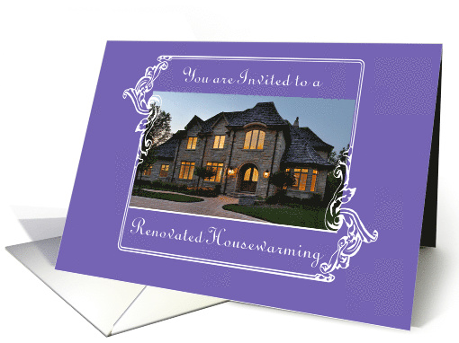 Renovated Housewarming Invitation Photo card (973827)