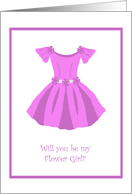 Will you be my Flower girl? card