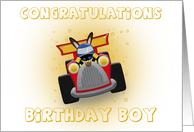 Congratulations Birthday Boy card