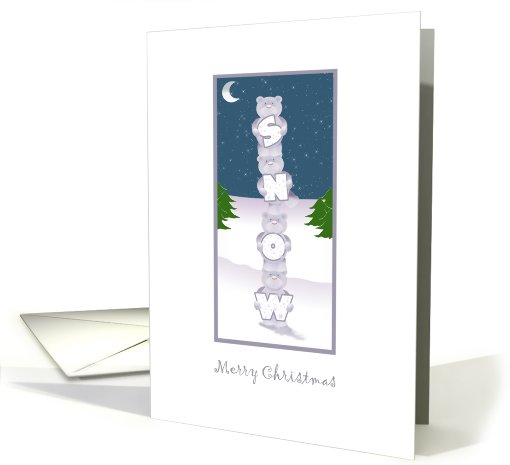 Snow Bears Tower card (442319)