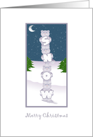 Snow Bears Tower card