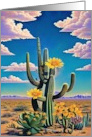 Desert Cactus View card