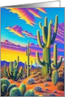 Magical Desert Saguaro View card