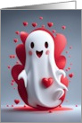 Happy Valentines Day Ghost card