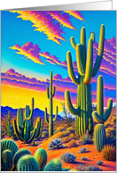 Magical Desert Saguaro View card