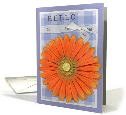 Hello card (96682)