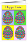 Happy Easter Egg Quartet card