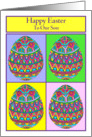 Happy Easter to Our Son Egg Quartet card