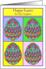 Happy Easter to Our Nephew Egg Quartet card