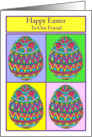 Happy Easter to Our Friend Egg Quartet card