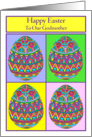 Happy Easter to Our Godmother Egg Quartet card