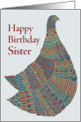 Happy Birthday Sister  Avian Ambassador card