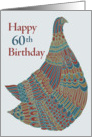 Happy 60th Birthday  Avian Ambassador card