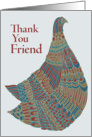 Thank You Friend  Avian Ambassador card