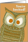 You’re Invited! Retirement Party - Dawson Owl card