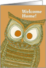 Welcome Home! - Dermot Owl card
