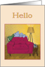 Hello - The Reading Chair card