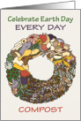 EARTH DAY COMPOST WHEEL NOTE CARD