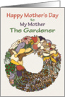 Mothers Day Composting Wreath - Mother card