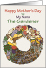 Mothers Day Composting Wreath - Nana card