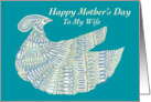 Mothers Day Bird Messenger - Wife card