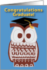 Wise Owl Graduation Card - ANY Graduate card