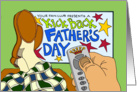 KICK BACK COUCH POTATO FATHERS DAY card