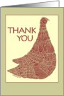 Thank You Dobry Bird card