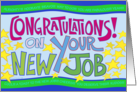 New Job Congratulations card