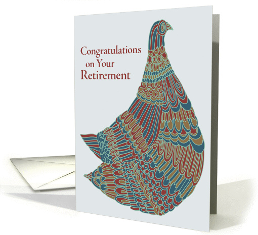 Retirement Congratulations  Avian Ambassador card (1126386)