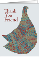 Thank You Friend  Avian Ambassador card